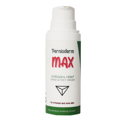 Pernioderm Max Relief Chilblains Cream | Intense Relief Formula for Irritated Sore Skin | Zinc, Witch Hazel & Tea Tree